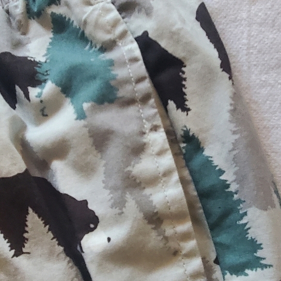 L.L. Bean Comfort Stretch Woven Sleep Pants Sz. XL Flint Bear NWT - Picture 10 of 13